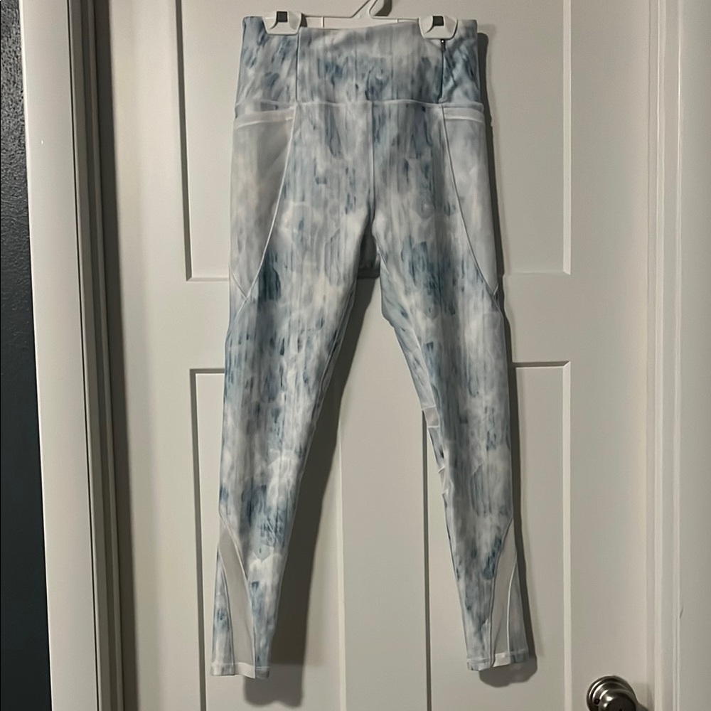 CALIA by Carrie Underwood Blue and White Leggings